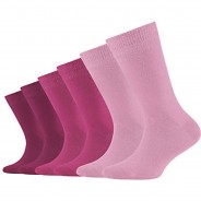 Preisvergleich für Strumpfwaren: Camano Socken (Pack, 6-tlg.) lila Gr. 23-26