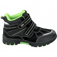 Preisvergleich für Schuhe: Canadians Jungen Schuhe Boots Winterstiefel TEX 467-184 schwarz-grün Stiefel Gr. 38 Jungen Kinder
