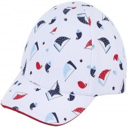 Preisvergleich für Mützen & Accessoires: Cap  weiß Gr. 49 Jungen Kleinkinder