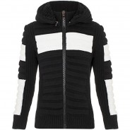 Preisvergleich für Oberteile: Cipo & Baxx Strickjacke schwarz/weiß Gr. 122/128 Jungen Kinder