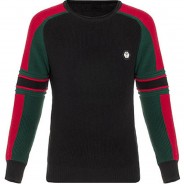 Preisvergleich für Oberteile: Cipo & Baxx Strickpullover schwarz Gr. 158/164 Jungen Kinder
