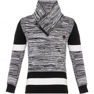 Preisvergleich für Oberteile: Cipo & Baxx Strickpullover schwarz Gr. 134/140 Jungen Kinder