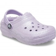 Preisvergleich für Schuhe: Classic Glitter Lined Clog Clogs lila Gr. 22/23