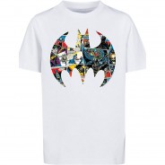 Preisvergleich für Oberteile: DC Comics Batman Comic Book Logo T-Shirts weiß Gr. 122/128