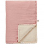 Preisvergleich für Stillartikel: Decke Für Die Wiege Filled 75X100 Cm Moltontücher rosa