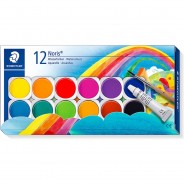 Preisvergleich für Malen & Zeichnen: Deckfarbkasten Noris® Club, 12 Farben, inkl. Deckweiß