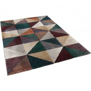 Preisvergleich für Heimtextilien: Designer Teppich Maui Modern Prisma Teppiche grün Gr. 140 x 200