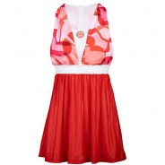 Preisvergleich für Sportbekleidung: Diara Tech Dress Tenniskleider  rot/orange Gr. 128 Mädchen Kinder