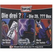 Preisvergleich für Hörbücher: Die drei ??? - Die 28. Box. Box.28, 3 Audio-CDs Hörbuch