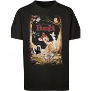 Preisvergleich für Oberteile: Disney Bambi Retro Poster T-Shirts schwarz Gr. 134/140