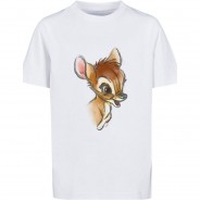 Preisvergleich für Oberteile: Disney Bambi Zeichnung T-Shirts weiß Gr. 134/140