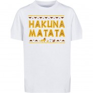 Preisvergleich für Oberteile: Disney König der Löwen Hakuna Matata T-Shirts weiß Gr. 134/140