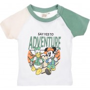 Preisvergleich für Oberteile: Disney Mickey Mouse & friends Baby T-Shirt , Organic Cotton grün Gr. 86 Jungen Kinder