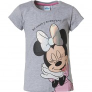 Preisvergleich für Oberteile: Disney Minnie Mouse T-Shirt  grau Gr. 116 Mädchen Kinder