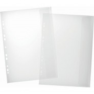 Preisvergleich für Schulbedarf: Dokumentenhülle 21,5 x 33 cm transparent Beutel á 5St