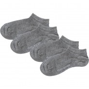 Preisvergleich für Strumpfwaren: Doppelpack Sneakersocken  grau Gr. 27-30 Jungen Kinder