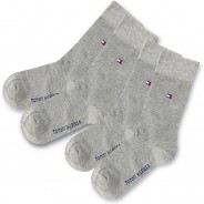Preisvergleich für Strumpfwaren: Doppelpack Socken  grau Gr. 35-38 Jungen Kinder