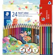 Preisvergleich für Malen & Zeichnen: Dreikant-Buntstifte Noris® colour, 18 & 6 Farben