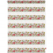 Preisvergleich für Heimtextilien: Duo Rollo Klemmfix, ohne Bohren, blickdicht, Birds - Grün Pink Rollos grün/pink Gr. 60 x 150