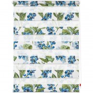 Preisvergleich für Heimtextilien: Duo Rollo Klemmfix, ohne Bohren, blickdicht, Heidelbeere - Blau Grün Rollos blau/grün Gr. 45 x 150