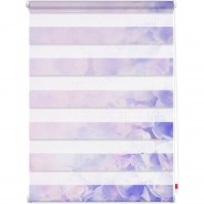 Preisvergleich für Heimtextilien: Duo Rollo Klemmfix, ohne Bohren, blickdicht, Hortensie - Lila Rollos lila Gr. 45 x 150