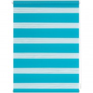 Preisvergleich für Heimtextilien: Duo Rollo Klemmfix, ohne Bohren Rollos blau Gr. 100 x 150
