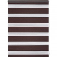 Preisvergleich für Heimtextilien: Duo Rollo Klemmfix, ohne Bohren Rollos dunkelbraun Gr. 90 x 150