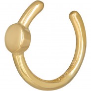 Preisvergleich für Accessoires für Kinder: Ear Cuff 925 Silber vergoldet ohne Stein vergoldet Ohrstecker gelb Damen Kinder