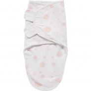 Preisvergleich für Babybetten-Zubehör: Einschlagdecke SwaddleMeyco Dots, 4 - 6 Monate, rosa
