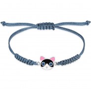 Preisvergleich für Accessoires für Kinder: Elli Armband Kinder Kids Katze Kristalle 925 Silber Armbänder blau Gr. 14,0 Mädchen Kinder