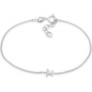 Preisvergleich für Accessoires für Kinder: Elli Armband Kinder Stern Star Zart Strahlen 925 Silber Armbänder silber Gr. 14,0 Mädchen Kinder