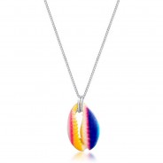 Preisvergleich für Accessoires für Kinder: Elli Halskette Kinder Kauri Muschel Meer Bunt 925 Silber Halsketten silber Gr. 36,0 Mädchen Kinder