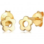 Preisvergleich für Accessoires für Kinder: Elli Ohrringe Kinder Blume Blüte Flower 925 Silber Ohrstecker gold Mädchen Kinder