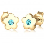Preisvergleich für Accessoires für Kinder: Elli Ohrringe Kinder Blume  Kristalle 925 Silber Elli Ohrringe Kinder Blume  Kristalle 925 Silber Elli Ohrringe Kinder Blume  Kristalle 925 Silber Ohrstecker gold Mädchen Kinder