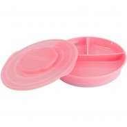 Preisvergleich für Essen & Trinken: Anti-Rutsch Teller, geteilt, pink