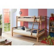 Preisvergleich für Etagenbetten: Etagenbett Maxim Buche massiv natur Gr. 90 x 200