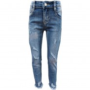 Preisvergleich für Hosen: family-trends Jeans blau Gr. 110/116 Mädchen Kinder