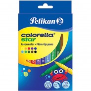 Preisvergleich für Malen & Zeichnen: Fasermaler Colorella Star C302, 10 Farben, 0,6 mm, sortiert mehrfarbig