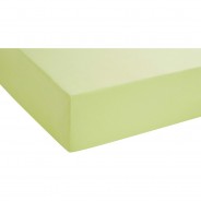 Preisvergleich für Heimtextilien: Feinjersey-Spannbetttuch grün Gr. 90-100 x 200