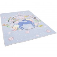 Preisvergleich für Heimtextilien: Fellteppich Plush Kids Einhorn Fantasy Teppiche bunt Gr. 120 x 160