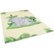 Preisvergleich für Heimtextilien: Fellteppich Plush Kids Elefant Teppiche bunt Gr. 140 x 200