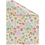 Preisvergleich für Heimtextilien: Fensterfolie selbstklebend, Sichtschutz, Blumen - Bunt Fensterdeko bunt Gr. 50 x 100