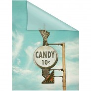 Preisvergleich für Heimtextilien: Fensterfolie selbstklebend, Sichtschutz, Candy - Petrol Fensterdeko petrol Gr. 100 x 180