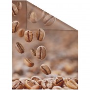Preisvergleich für Heimtextilien: Fensterfolie selbstklebend, Sichtschutz, Kaffee - Braun Fensterdeko braun Gr. 100 x 130