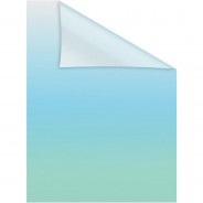 Preisvergleich für Heimtextilien: Fensterfolie selbstklebend, Sichtschutz, Ombre Petrol - Petrol Fensterdeko petrol Gr. 100 x 180