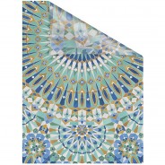 Preisvergleich für Heimtextilien: Fensterfolie selbstklebend, Sichtschutz, Orientalische Muster - Bunt Fensterdeko bunt Gr. 50 x 100