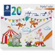 Preisvergleich für Malen & Zeichnen: Filzstifte triplus color, 20 Farben