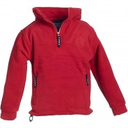 Preisvergleich für Oberteile: Fleece Pullover - Troyer Antarctic Clima-Fleece Fleecepullover  rot Gr. 152 Mädchen Kinder