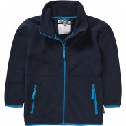 Preisvergleich für Oberteile: Fleecejacke  dunkelblau Gr. 116 Jungen Kinder