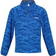 Preisvergleich für Oberteile: Fleecejacke HIGHTON  blau/weiß Gr. 164 Jungen Kinder